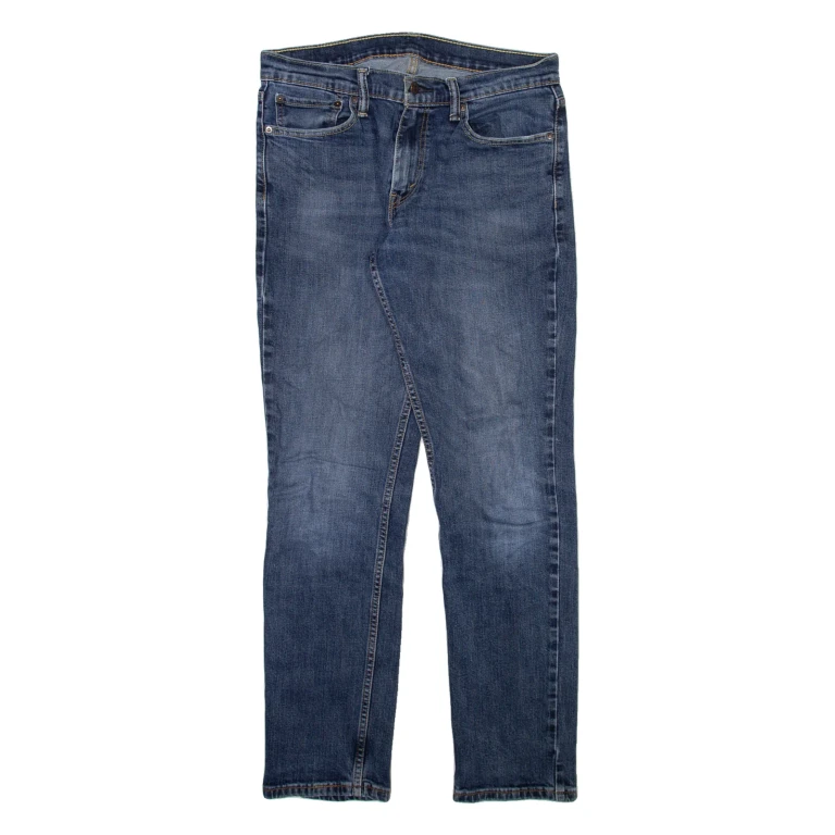 LEVI'S 511 Jeans Mens Blue Slim Straight Stone Wash W32 L32