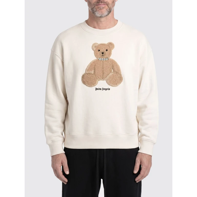 Sweatshirt Men color White (PMBA08HS26FLE0090360)