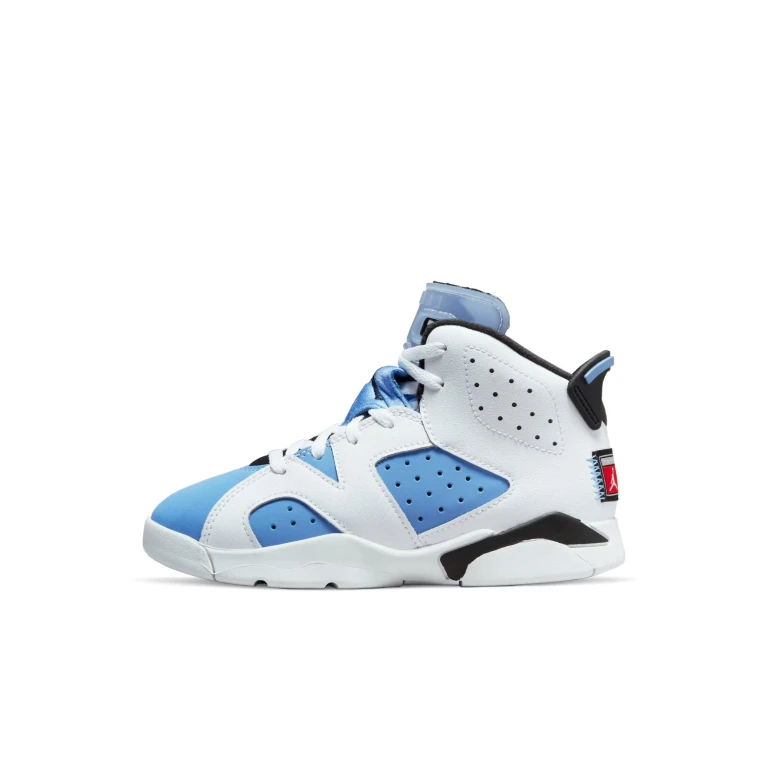 Preschool Retro 6 Ps 'Unc White' Sneakers