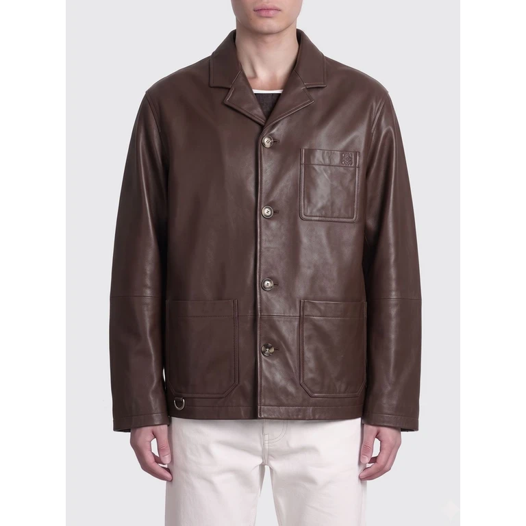 LOEWE Jacket Men color Brown (H526Y19LAZDARKCHOCOLATE)