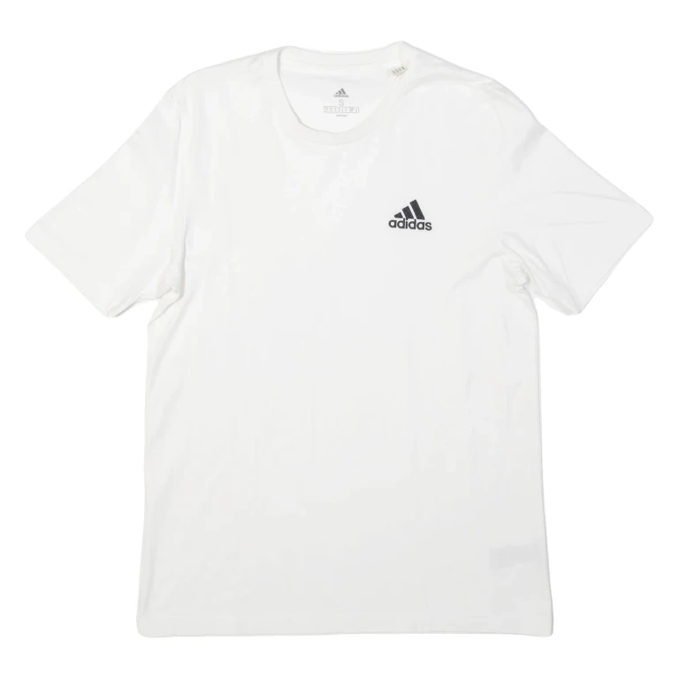 ADIDAS Mens T-Shirt White S