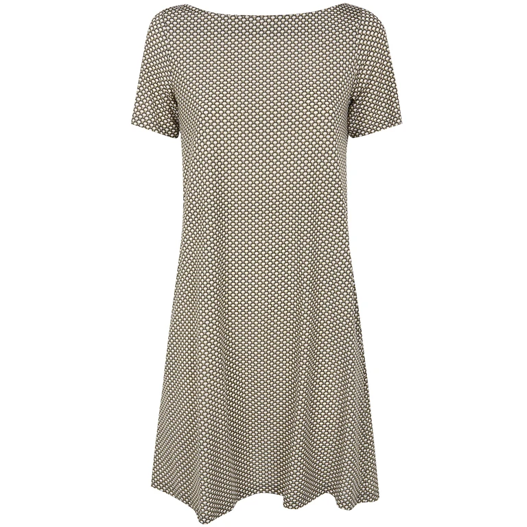 ARCHIVIO67 Round Neck Short Sleeves Dress