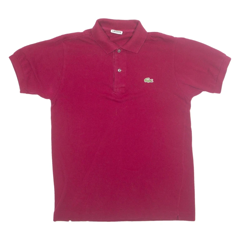 LACOSTE Mens Polo Shirt Red S