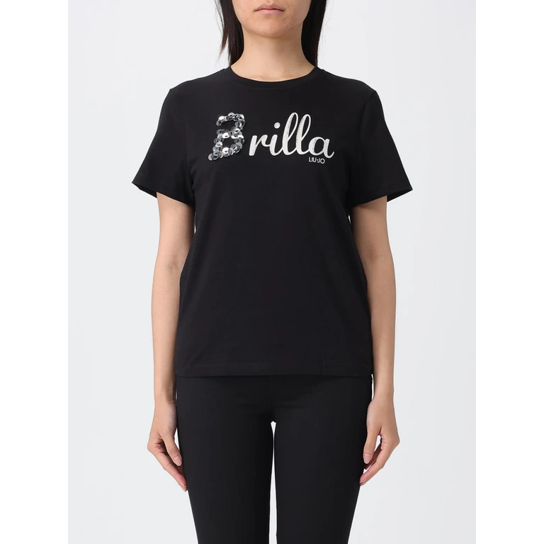 LIU JO T-Shirt Woman color Black (WA6431JS904P9322)
