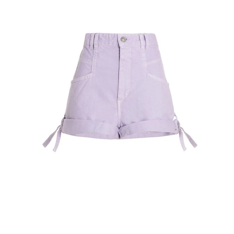 Isabel Marant Purple Cotton Shorts - Women