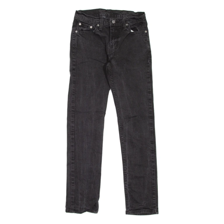 LEVI'S 511 Jeans Mens Black Slim Straight W26 L29