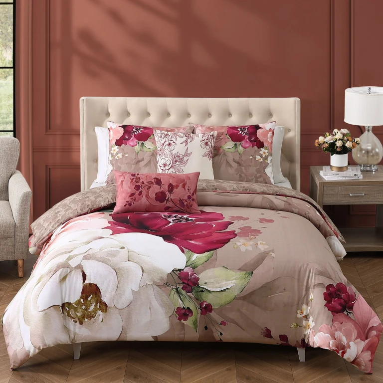 Florence 5 Piece Reversible Comforter Set