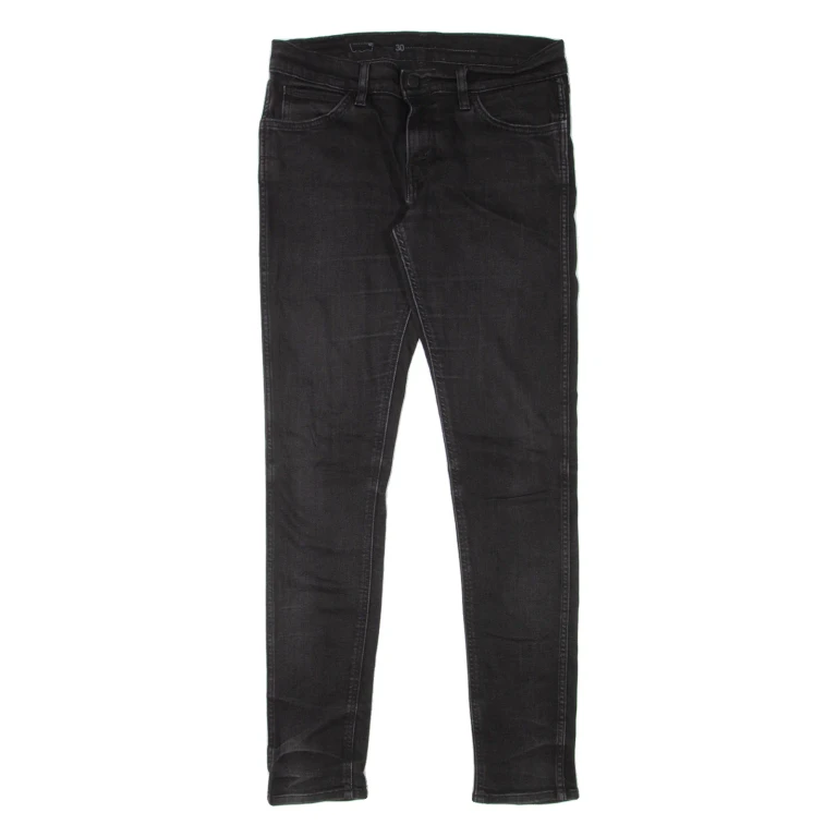 LEVI'S Womens Jeans Black Slim Skinny W30 L31