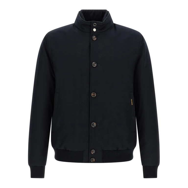 Moorer Blue Wool Bomber Clothing - Men