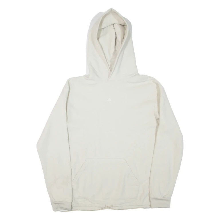 ADIDAS Womens Beige Hoodie L