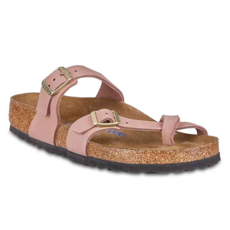 Women's Mayari Soft Footbed Nubuck Leather Old Rose Sandals