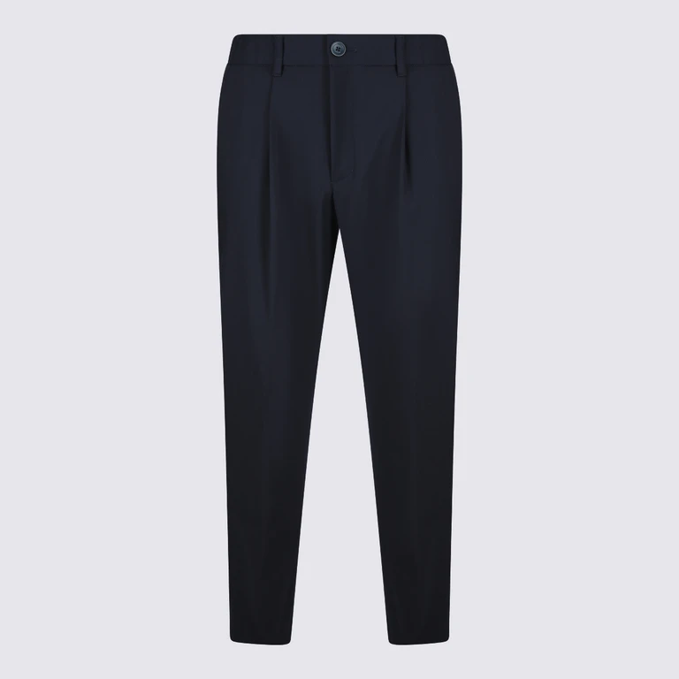 Herno Trousers Blue _pl Wo Ea - Men