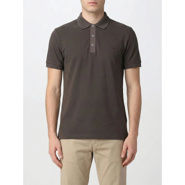 Polo Shirt Men color Brown (NPMB252137TZEFS602)