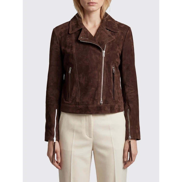 Slim Fit Suede Lambskin Biker Jacket (CSL798LEX417EDH)