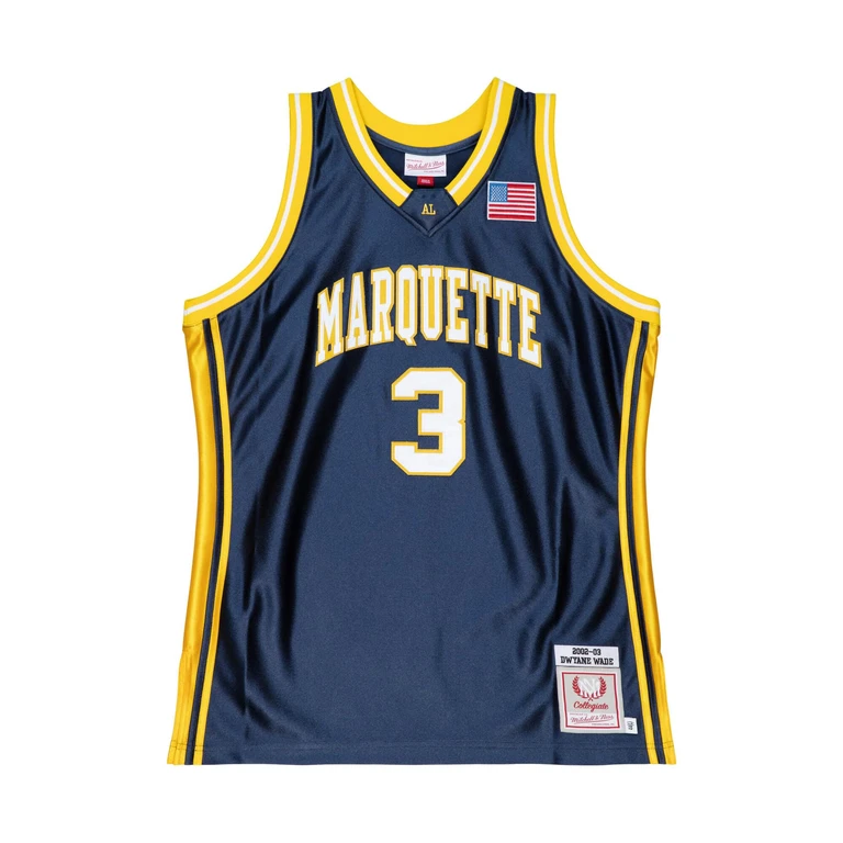 Ncaa Dark Jersey Marquette 2002 Dwyane Wade Jerseys