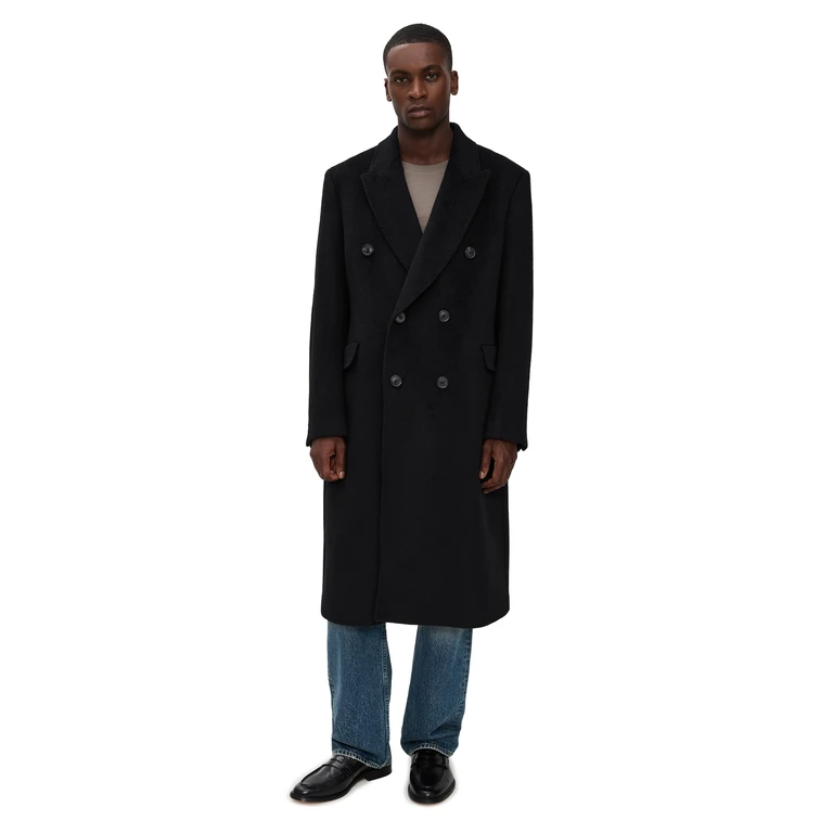 Our Legacy Whale Coat Black Hairy Wool 50