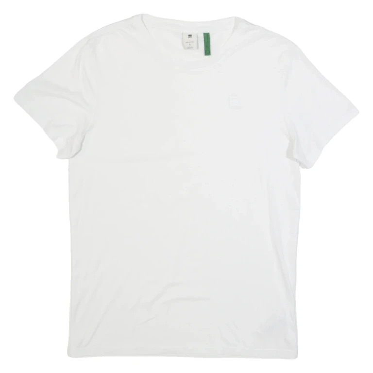 G-STAR Mens T-Shirt White S