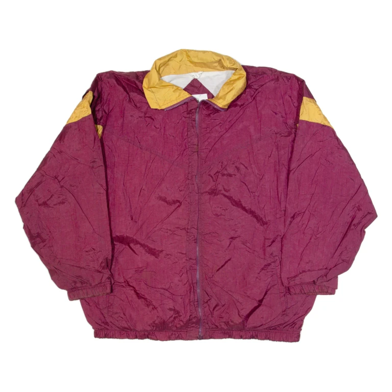VENEZIA Womens Shell Jacket Maroon 90s L