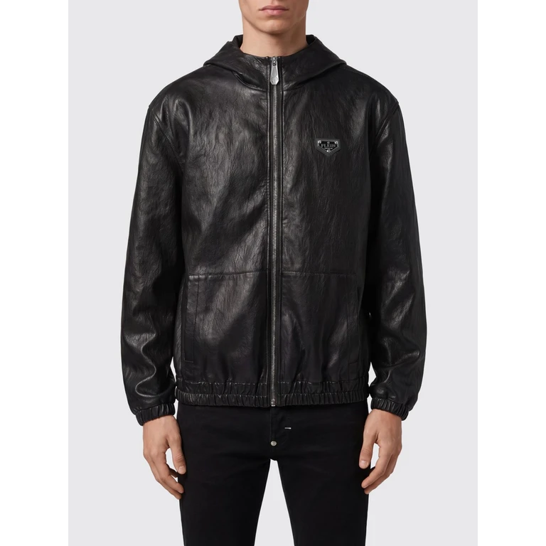Smooth Calfskin Leather Hooded Jacket (UAECMRB2975PXV074N02)