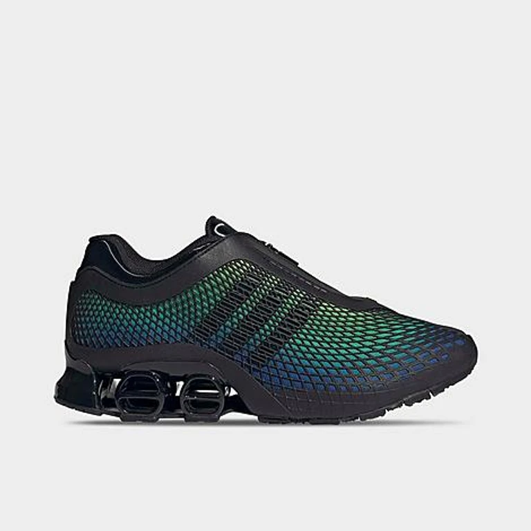 adidas Men's Megaride S2 Casual Shoes in Black/Semi Screaming Green Size: 7.5