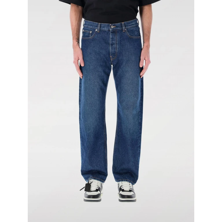 OFF-WHITE Jeans Men color Blue (OMYA138C99DEN0014400)