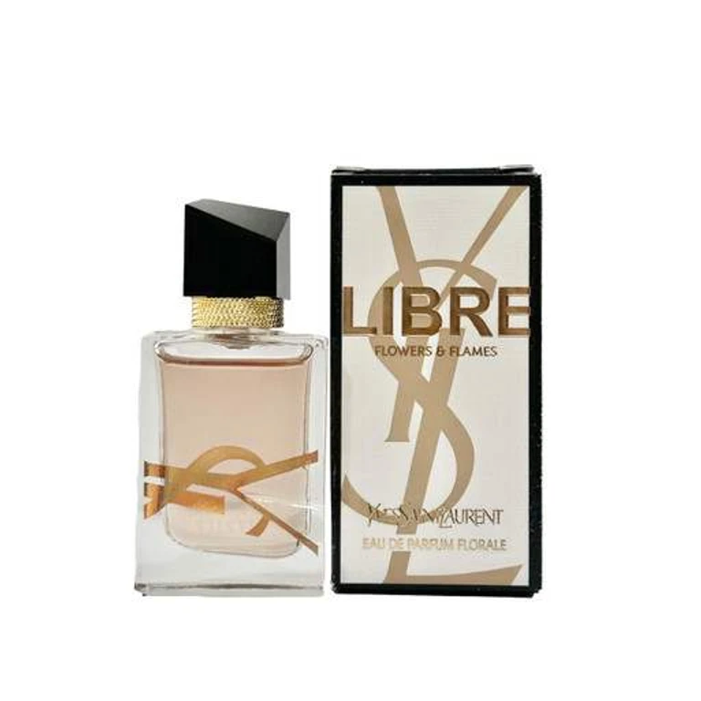 Libre Flowers & Flames .25 oz (7.5 ml) Eau De Parfum Mini For Women
