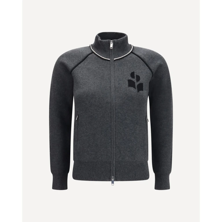 MARANT ETOILE Lanya logo and zip Cardigan Female 38