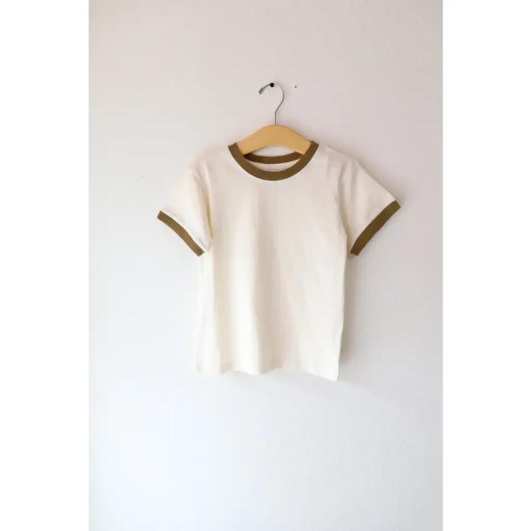 The Everyday Ringer Tee for Kids in Brown