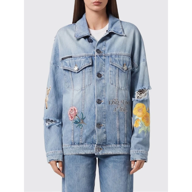 Jacket Woman color Denim (AAECWDB0660PDE004N08GL)