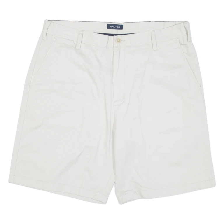 NAUTICA Mens Chino Shorts Beige L W36