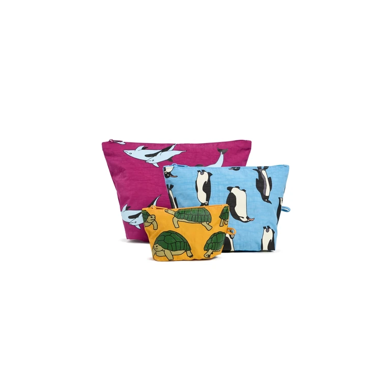 Go Pouch Set Vacation Animals One Size