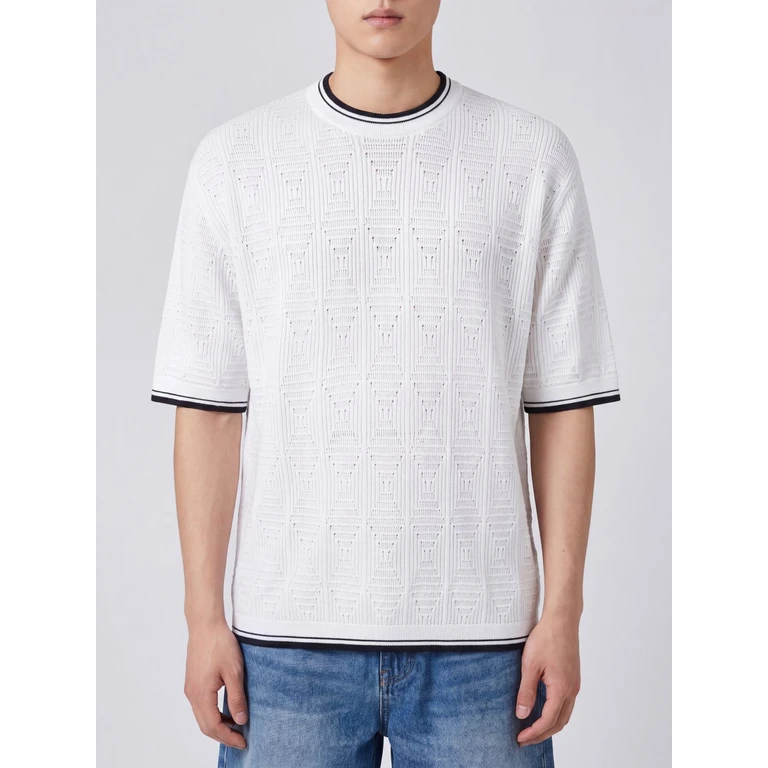 T-Shirt Men color White (S6LAMAKE011036)