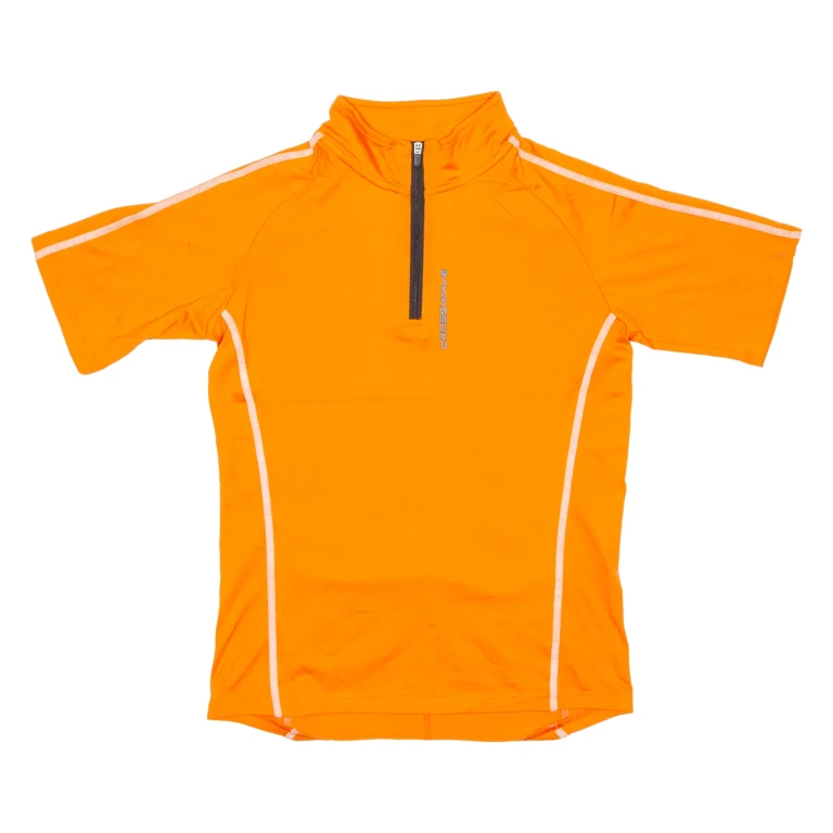 CROSSWAVE Cycling Mens Jersey Orange 1/4 Zip S