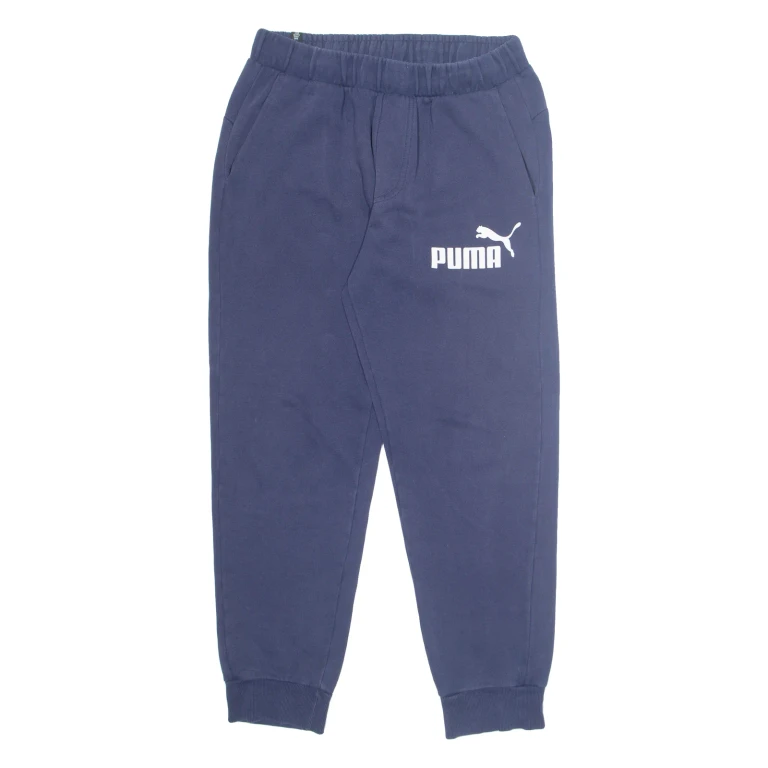 PUMA Mens Joggers Blue Tapered M W28 L28