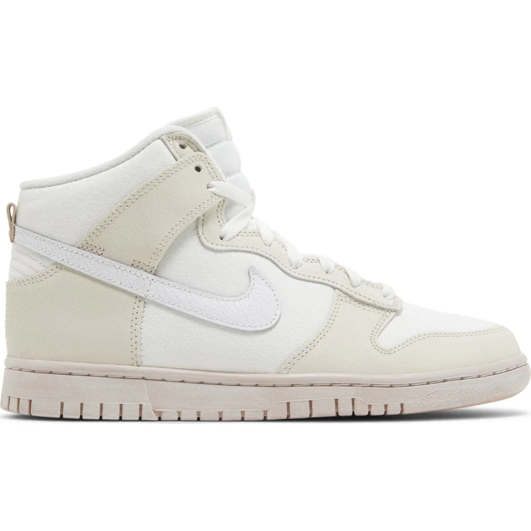 Men's Dunk High Retro Prm 'Cracked Leather Swoosh' Sneakers