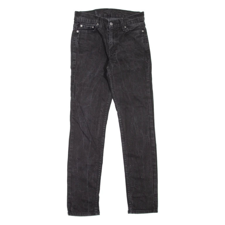 LEVI'S 511 Jeans Mens Black Slim Straight W29 L32
