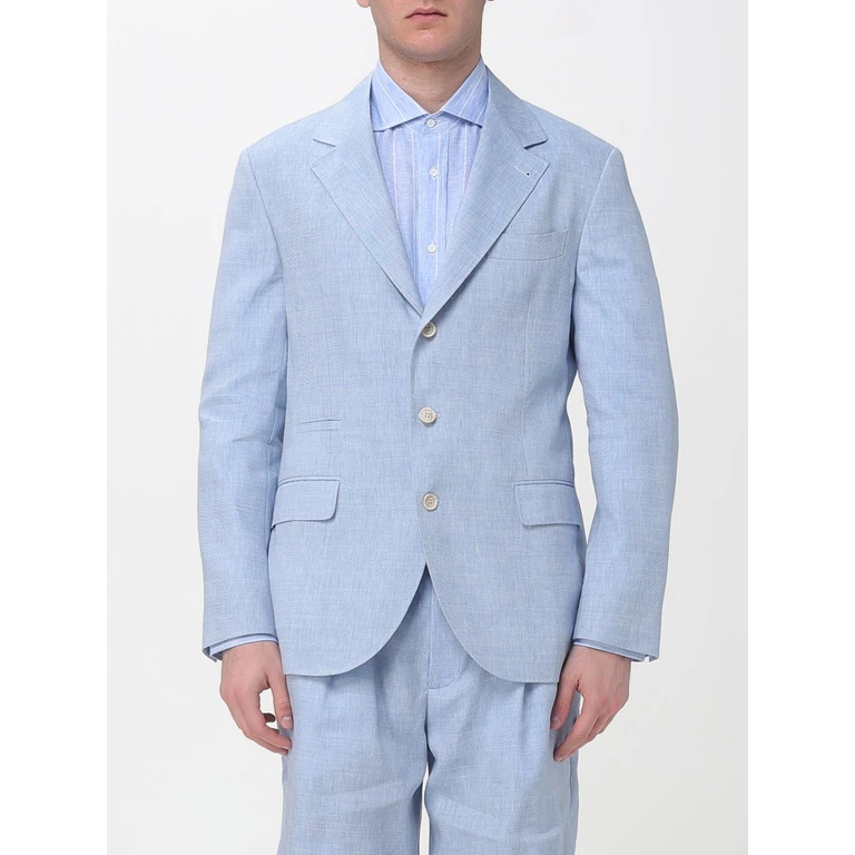 Blazer de botonadura sencilla Brunello Cucinelli