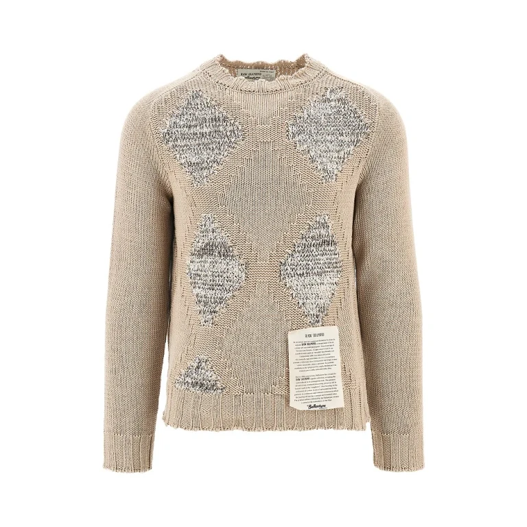 BALLANTYNE RAW DIAMOND cotton crewneck sweater Man 48