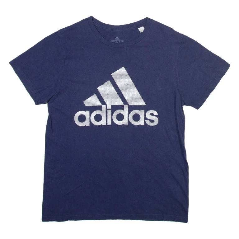 ADIDAS Mens T-Shirt Blue M