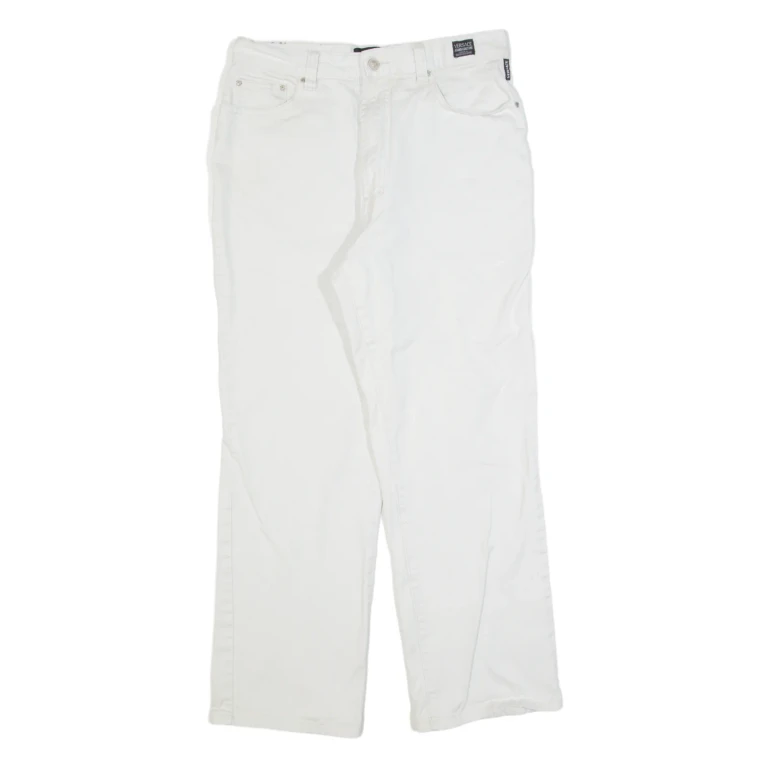 VERSACE JEANS COUTURE Womens Jeans White Regular Straight W30 L28