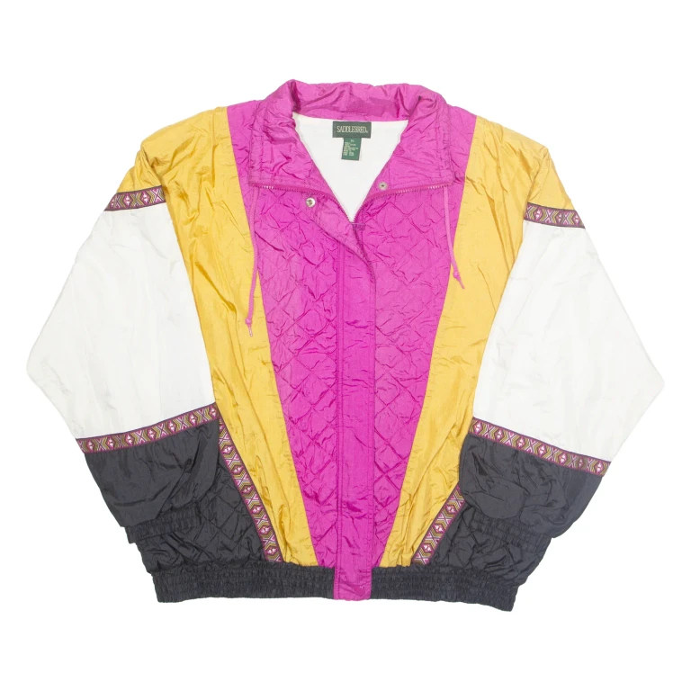 SADDLEBRED Womens Shell Jacket Pink Nylon XL
