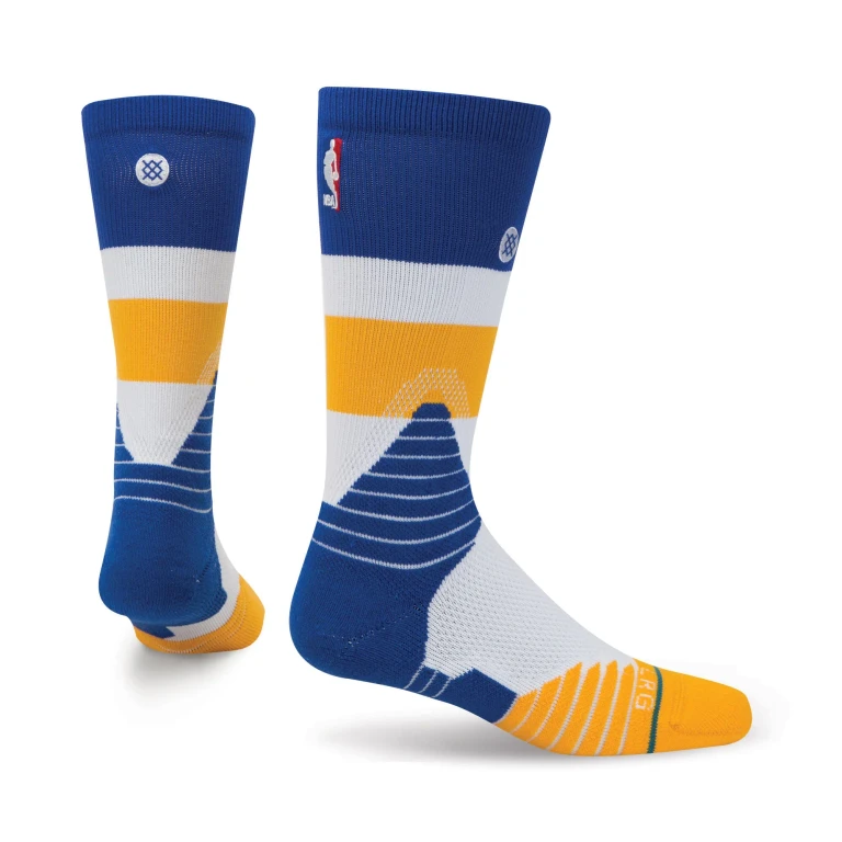 Men's NBA Golde State Warriors Core Crew Socks