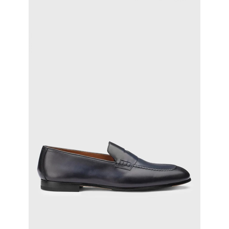 DOUCAL'S Loafers Men color Blue (DU2983PANNUF159B28)