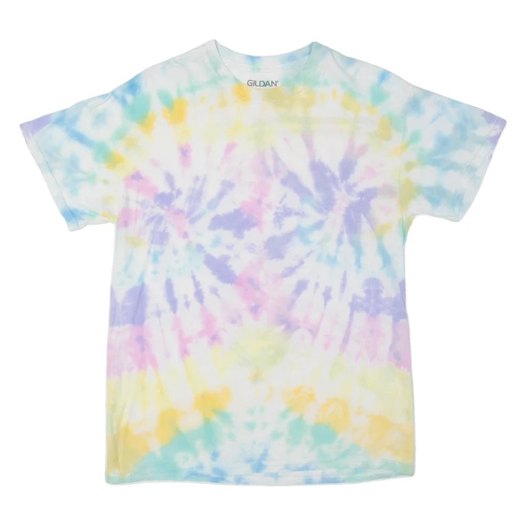 GILDAN Mens Tie Dye T-Shirt Purple M (FF1-020125-5906)