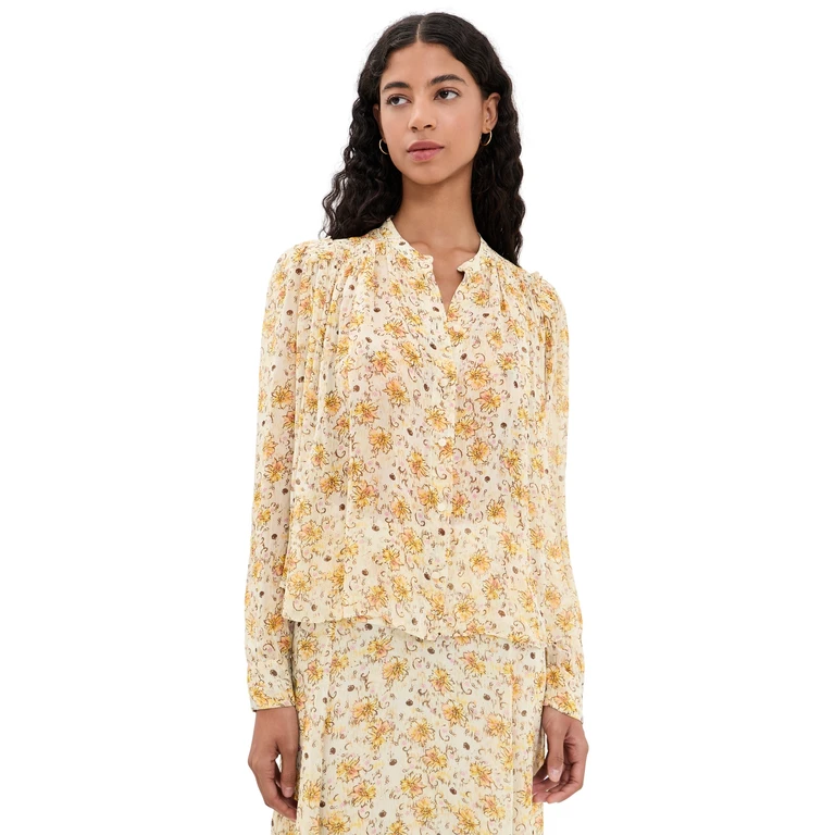 Isabel Marant Étoile Florine Blouse Light Yellow/Ecru 44