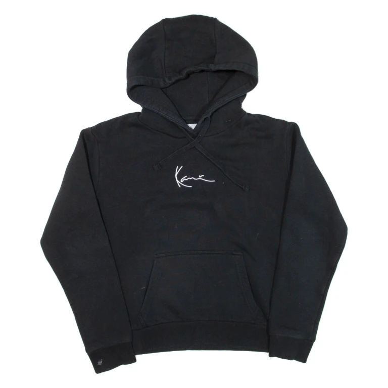 KARL KANI Womens Black Hoodie S