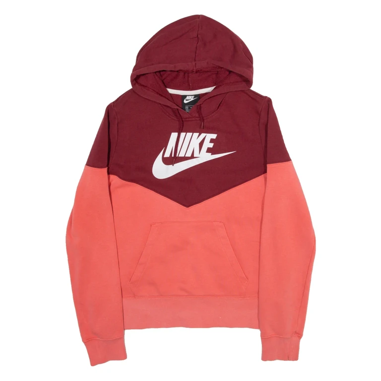 NIKE Womens Red Hoodie M