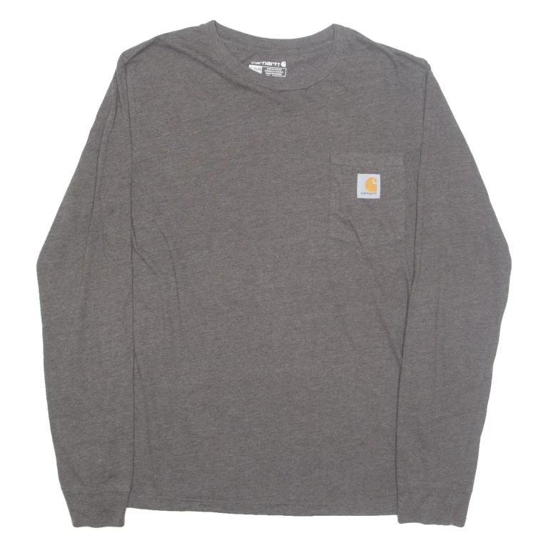 CARHARTT Womens T-Shirt Brown Long Sleeve XL
