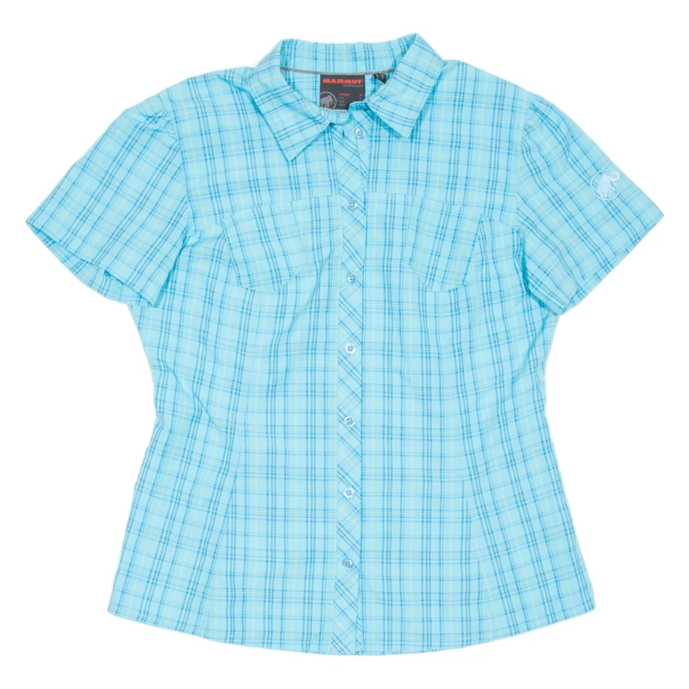 MAMMUT Womens Shirt Blue Check M