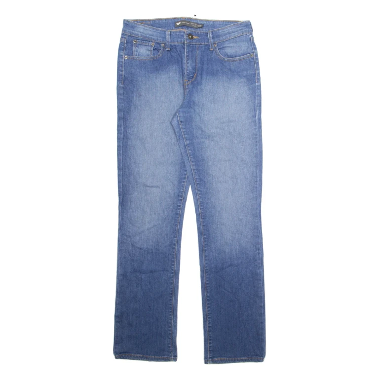 LEVI'S Womens Jeans Blue Regular Tapered Stone Wash W28 L32